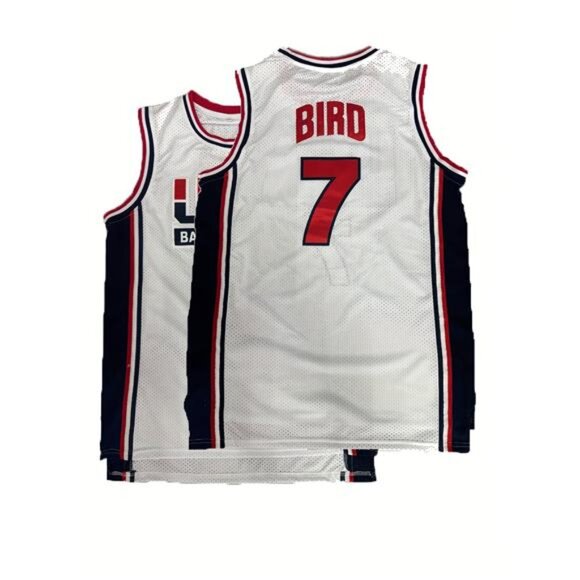 New 1992 USA Basketball 'Dream Team' Larry Bird #7 Jersey - - Picture 1 of 3